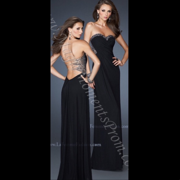 La femme black dress Clearance